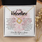 To My Valentine | Love Knot Necklace