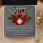 To My Beautiful Wife | Love Knot Necklace