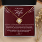 To My Wife | Love Knot Necklace