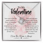 To My Valentine | Love Knot Necklace