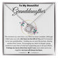 My Beautiful Granddaughter/ Love Knot Necklace