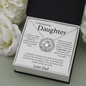 To My Amazing Daughter/ Love Knot Necklace