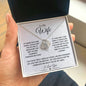 To My Wife/ Love Knot Necklace