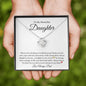 To My Beautiful Daughter | Love Knot Necklace