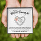To My Bonus Daughter | Love Knot Necklace