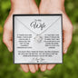 To My Wife/ Love Knot Necklace