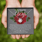 To My Beautiful Wife | Love Knot Necklace