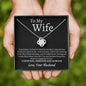 To My Wife | Love Knot Necklace