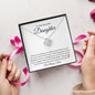 To My Beautiful Daughter | Love Knot Necklace