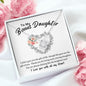 To My Bonus Daughter | Love Knot Necklace