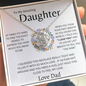 To My Amazing Daughter/ Love Knot Necklace