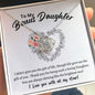 To My Bonus Daughter | Love Knot Necklace