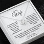To My Wife/ Love Knot Necklace