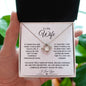 To My Wife/ Love Knot Necklace