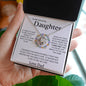 To My Amazing Daughter/ Love Knot Necklace