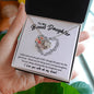 To My Bonus Daughter | Love Knot Necklace