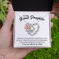 To My Bonus Daughter | Love Knot Necklace