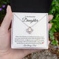 To My Beautiful Daughter | Love Knot Necklace
