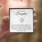 To My Beautiful Daughter | Love Knot Necklace