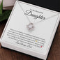 To My Beautiful Daughter | Love Knot Necklace
