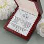 To My Wife/ Love Knot Necklace