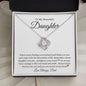 To My Beautiful Daughter | Love Knot Necklace