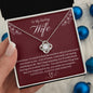 To My Wife | Love Knot Necklace