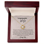 To My Beautiful Wife/Love Knot Necklace