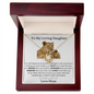 To My Loving Daughter/Love Knot Necklace