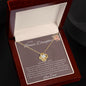 To My Bonus Daughter/ Love Knot Necklace