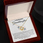 My Beautiful Granddaughter/ Love Knot Necklace