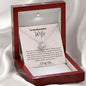 To My Beautiful Wife/Love Knot Necklace