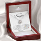 To My Beautiful Daughter | Love Knot Necklace