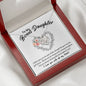 To My Bonus Daughter | Love Knot Necklace