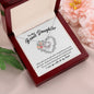 To My Bonus Daughter | Love Knot Necklace