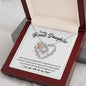 To My Bonus Daughter | Love Knot Necklace