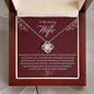 To My Wife | Love Knot Necklace
