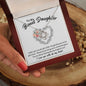 To My Bonus Daughter | Love Knot Necklace