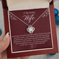 To My Wife | Love Knot Necklace