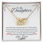 Interlocking Necklace/To My Daughter Love Dad