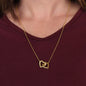 To My Soulmate | Interlocking Hearts Necklace
