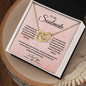 To My Soulmate/Interlocking Hearts Necklace