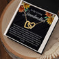 To My Loving Grandmother | Interlocking Hearts