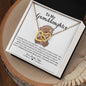 To My Granddaughter | Interlocking Hearts Necklace