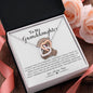 To My Granddaughter | Interlocking Hearts Necklace