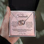To My Soulmate/Interlocking Hearts Necklace