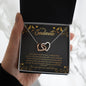 To My Soulmate | Interlocking Hearts Necklace