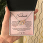 To My Soulmate/Interlocking Hearts Necklace