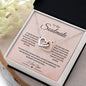 To My Soulmate/Interlocking Hearts Necklace