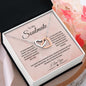 To My Soulmate/Interlocking Hearts Necklace